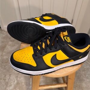 Nike Black and Gold Athletic Shoes